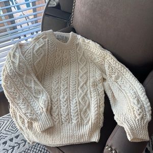 Irish knit sweater